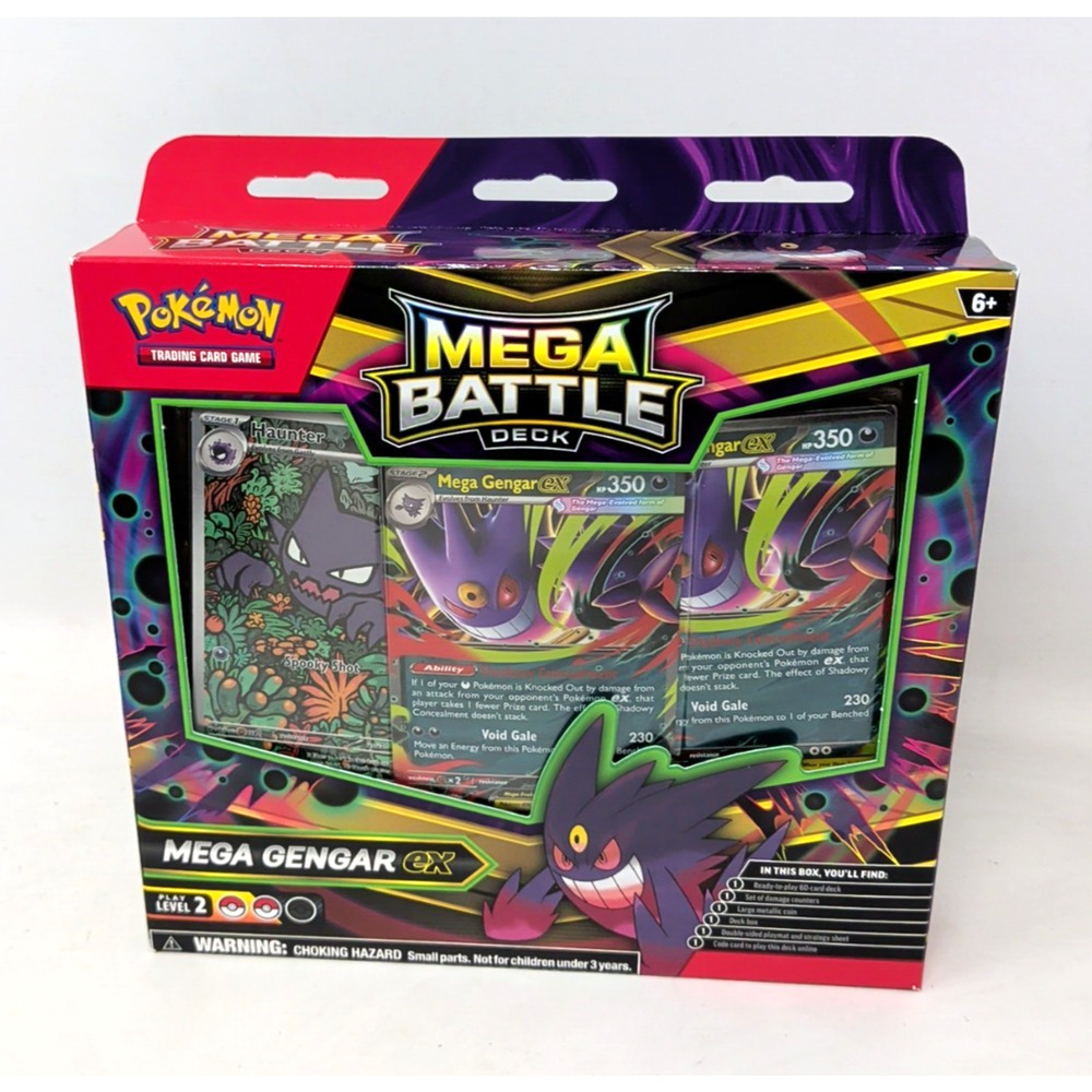 Pokemon TCG Mega Gengar EX Haunter promo Battle Deck English Edition New Sealed